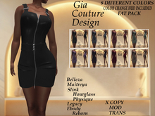 "GCD" Roz Leather Dress FAT PACK