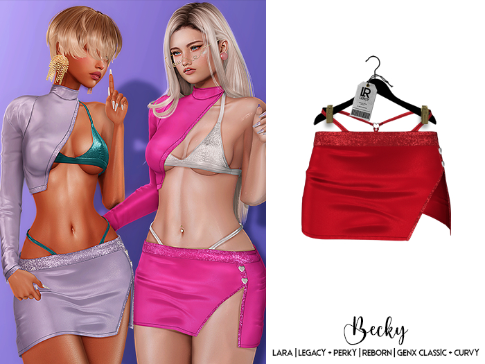 LEROY - Becky Skirt - Red Apple