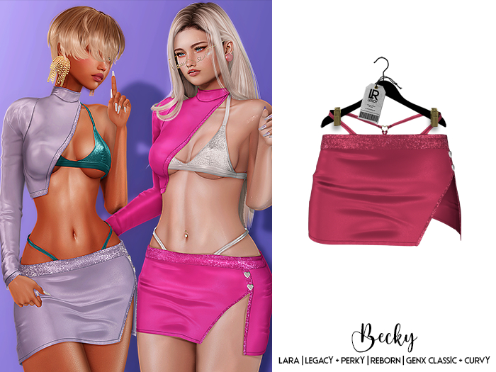LEROY - Becky Skirt - Magenta