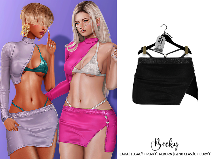 LEROY - Becky Skirt - Black