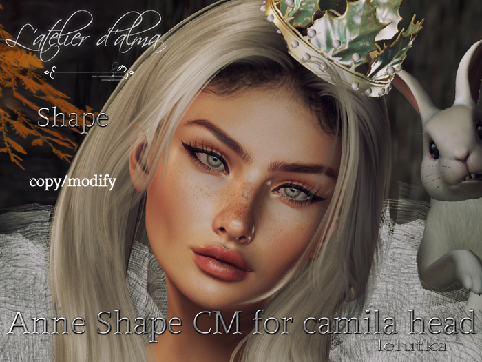 L'atelier d'Alma - Anne  Shape CM   for camila head