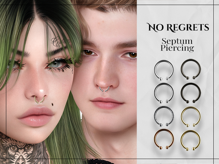 +NR+ Septum Piercing (Nose)