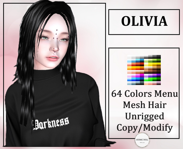 Cambio de color de cabello de mujer cabello de mujer cabello de mujer 64 colores cabello de mujer cabello de mujer