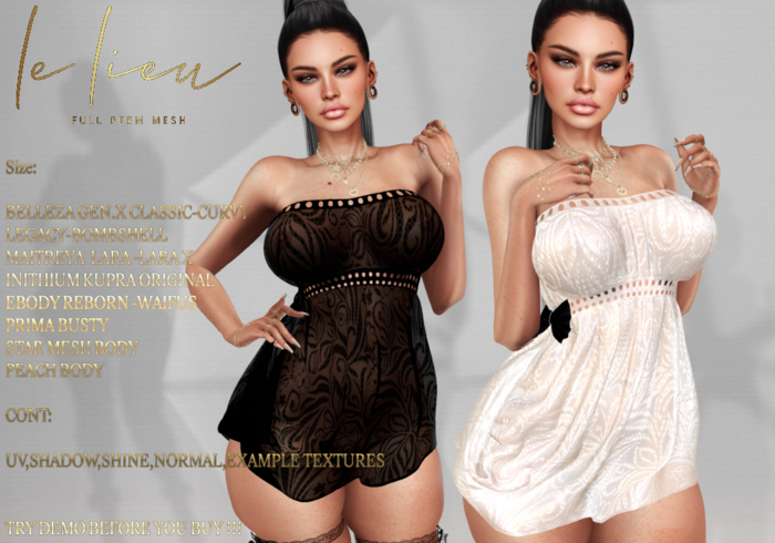 **LeLi**204**Dress**FULL PERM MESH