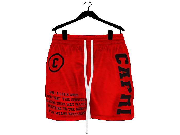 Spade: Kaylin Set Shorts (Red)