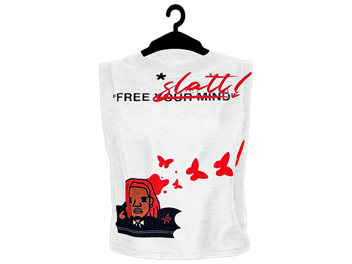 Spade: Kaylin Set Shirt (White Slatt)