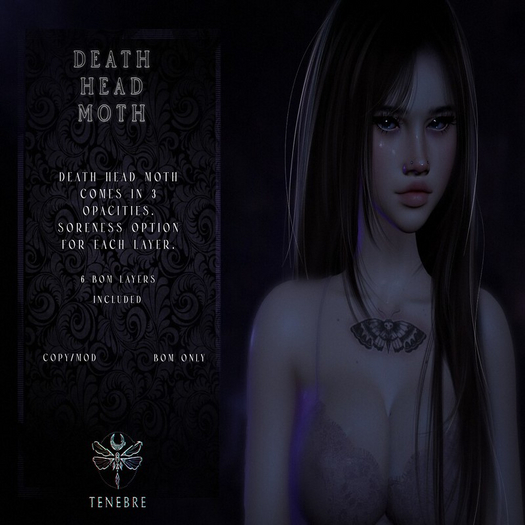 ..TENEBRE..  Death Head Moth