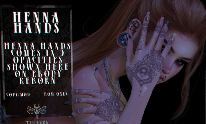 ..TENEBRE..  Henna Hands