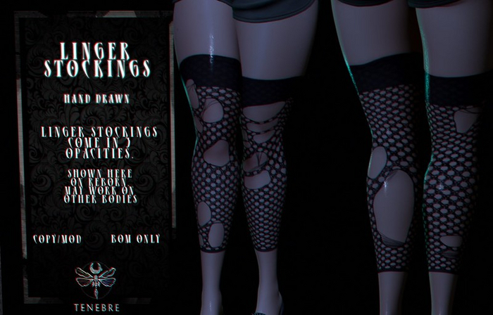 ..TENEBRE..  Linger Stockings