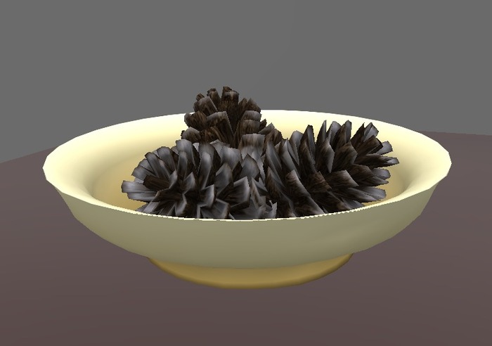 Bowl Of pinecones