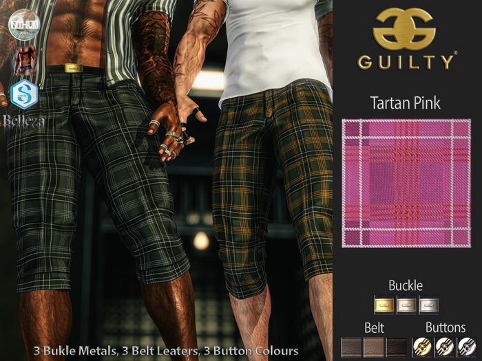 Guilty 180 Oxford 06 Tartan Pink