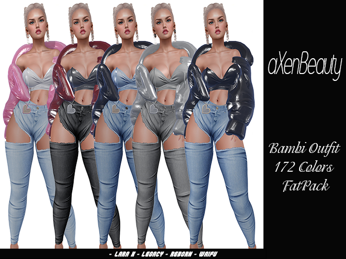 aX: Bambi Outfit 172 Colors FatPack