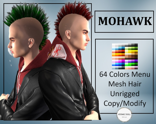 Male Hair MoHawk