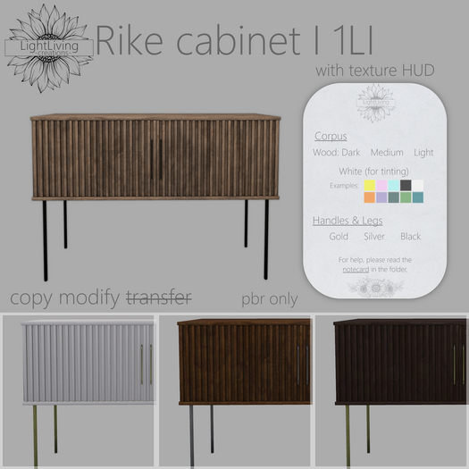 ~LLc~ Rike cabinet I 1LI w. texture HUD