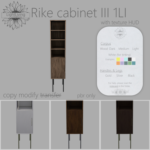 ~LLc~ Rike cabinet III 1LI w. texture HUD
