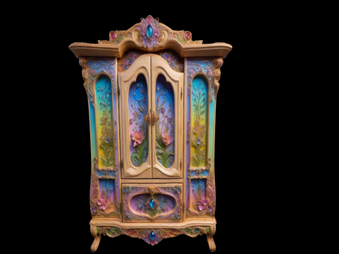 HB: Whimsy Fairy Cabinet prop Statue FuLL PERM