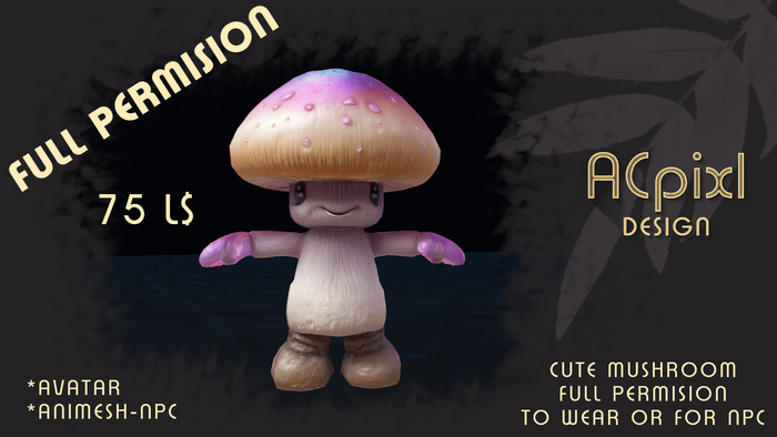 Cute Mushroom Avatar