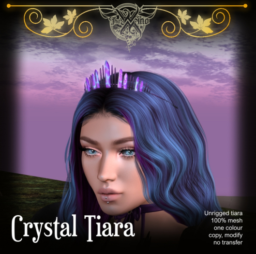 [WM] Crystal Tiara (Purple) 