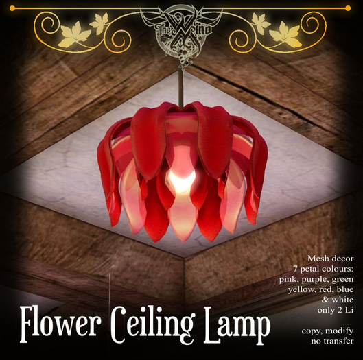 [WM] Flower Ceiling Lamp