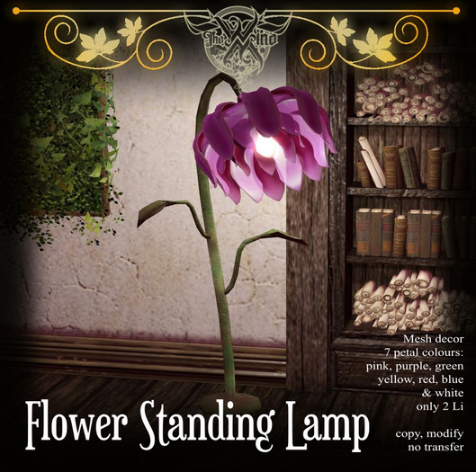 [WM] Flower Standing Lamp