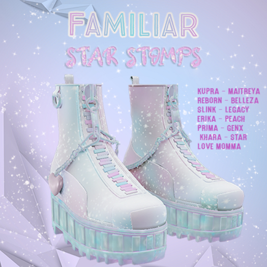 .:Familiar:. Star Stomp Boots 