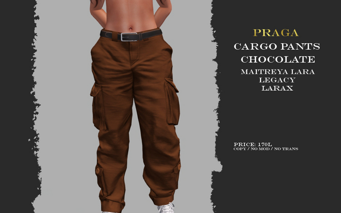 Praga Cargo pants new - Chocolate