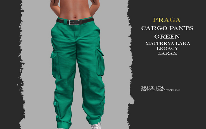 Praga Cargo pants new - Green