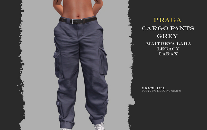 Praga Cargo pants new - Grey