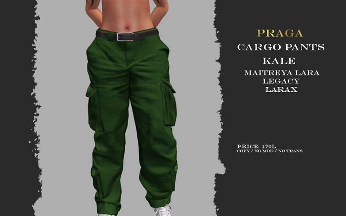 Praga Cargo pants new - Kale