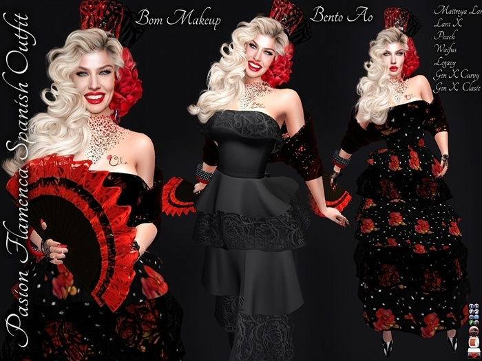 PASION FLAMENCA SPANISH OUTFIT