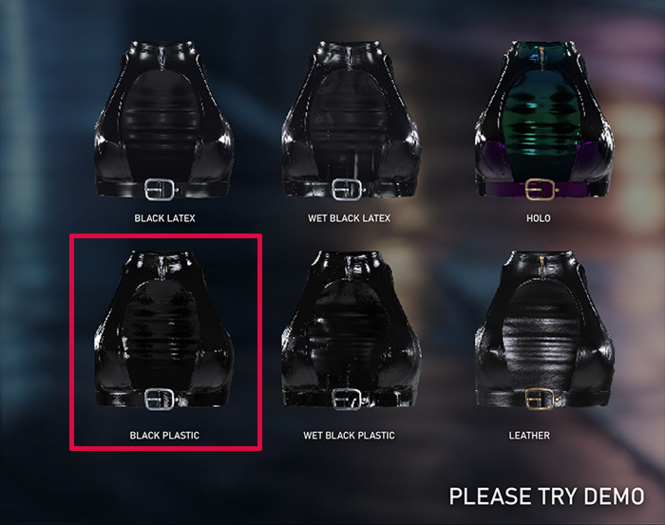 +ABYSSAL>> LAKEN TOP >> PBR BLACK PLASTIC