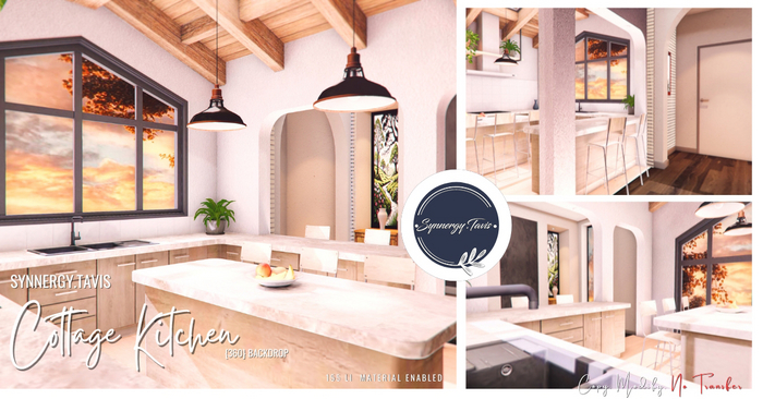 SYNNERGY.TAVIS//Cottage Kitchen {360} Backdrop
