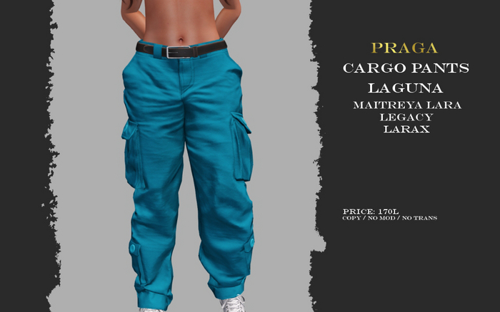 Praga Cargo pants new - Laguna