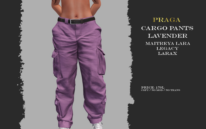 Praga Cargo pants new - Lavender