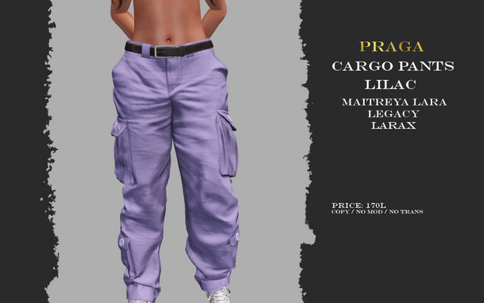 Praga Cargo pants new - Lilac
