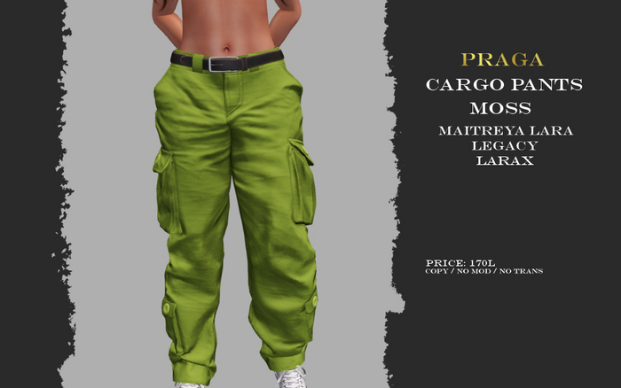 Praga Cargo pants new - Moss