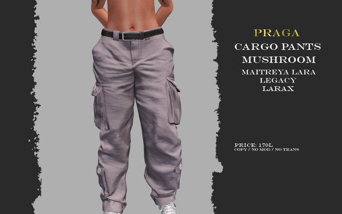Praga Cargo pants new - Mushroom