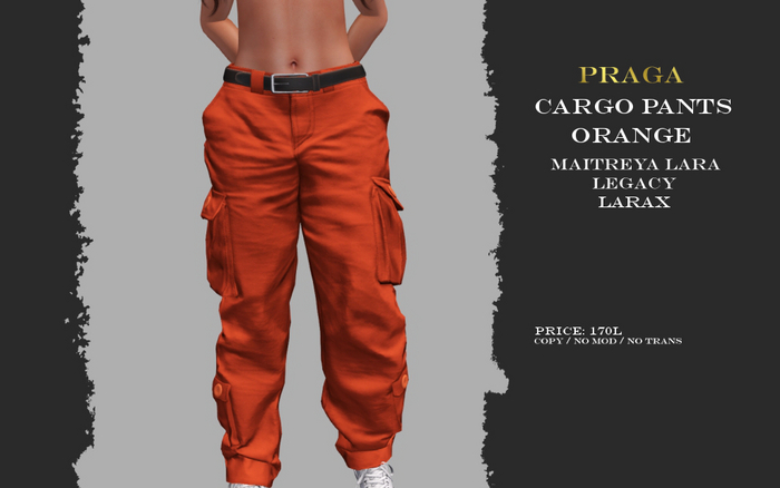 Praga Cargo pants new - Orange