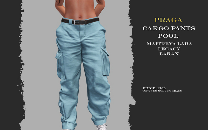 Praga Cargo pants new - Pool