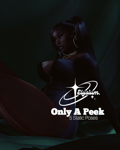 [Elysium Poses] Only a Peek (Add to unpack)