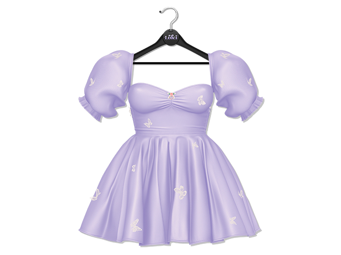 Loki - Natalie Flutter Dress - Lavender