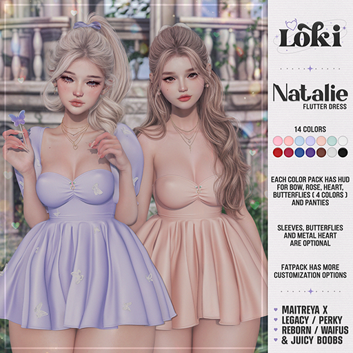Loki - Natalie Flutter Dress - FATPACK