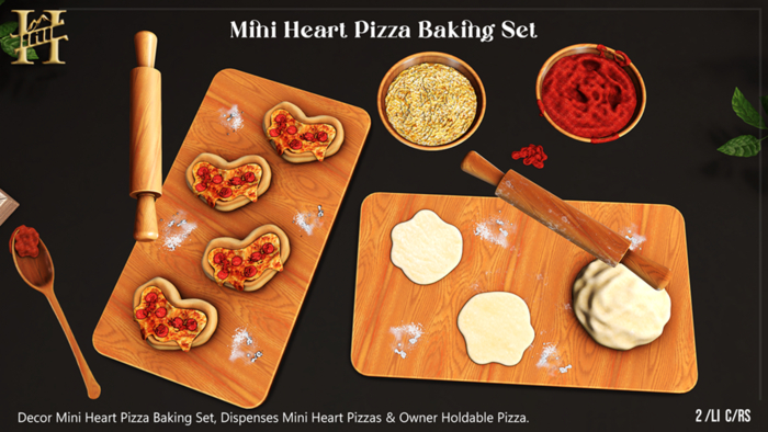 Chef Hill. Mini Heart Pizza - Baking Set 