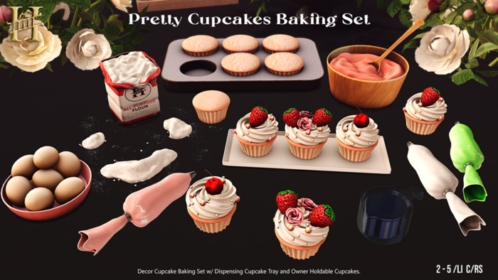 Chef Hill. Pretty Cupcakes Baking Set