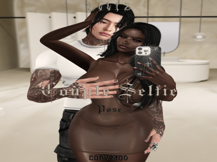 Ellie ~ Couple Selfies  ~ Posepack 