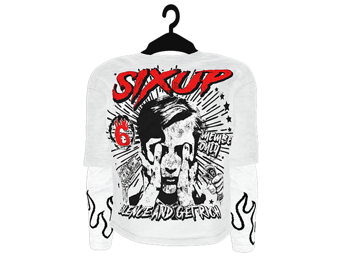 Spade: Max Set Shirt (White Six)