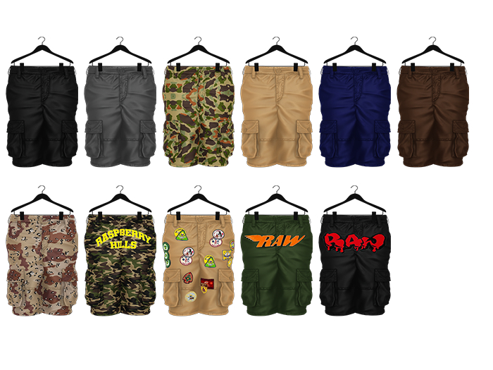 Spade: Max Set Cargo Shorts (Fatpack)