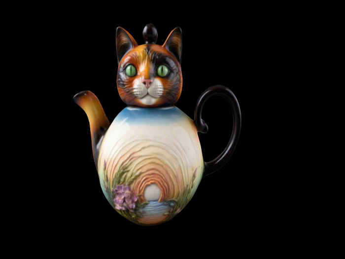 HB: Calico Cat Teapot FuLL PERM