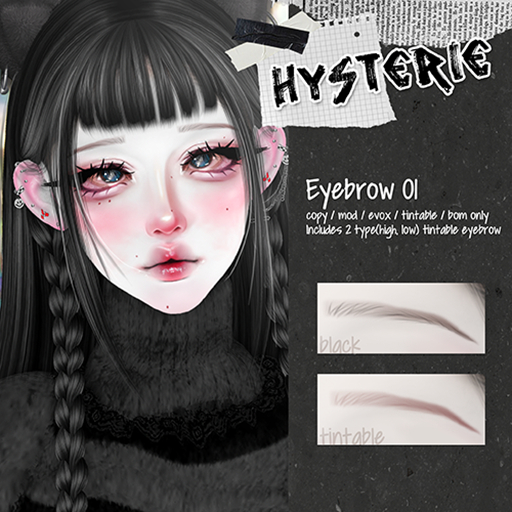 hysterie. eyebrow 01