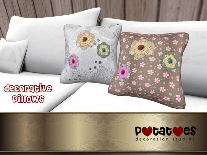 Potatoes Decoration - Stylish Pillows 